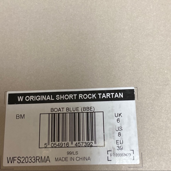 🔥Hunter Women's Original Short Rock Tartan NWT - Picture 8 of 8